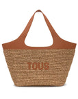 TOUS CAPAZO L TOUS LIRIO RAFIA CAMEL