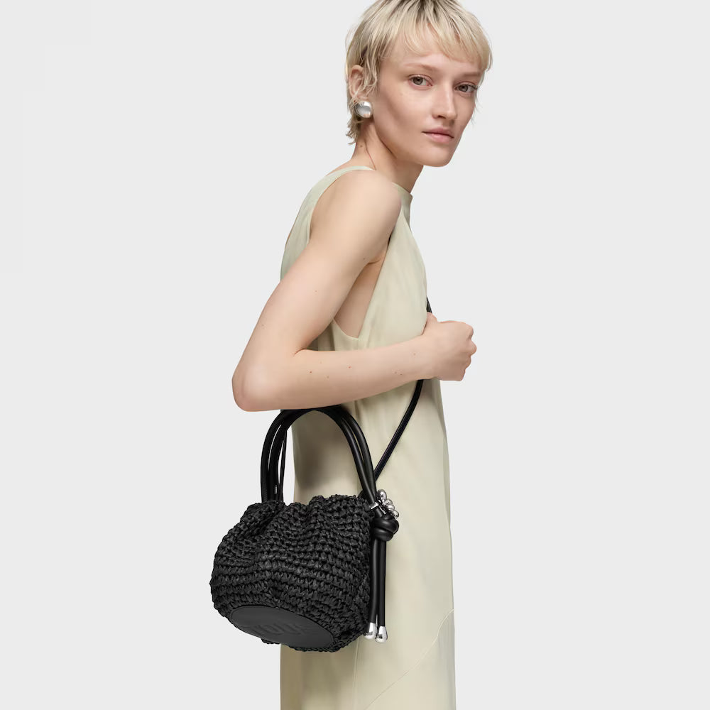 TOUS BOMBONERA TOUS DAISY RAFIA NEGRO - BOMBONERA / NEGRO / 1 - COMPLEMENTOS