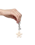 TOUS LLAVERO PUFFED DAISY FLOWER BEIGE