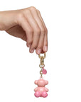 TOUS LLAVERO METAL BOLD BEAR ROSA OSC-DORADO