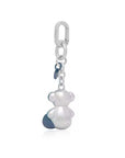 TOUS LLAVERO METAL BOLD BEAR AZUL CIELO-PLAT