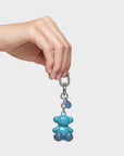TOUS LLAVERO METAL BOLD BEAR AZUL CIELO PLAT