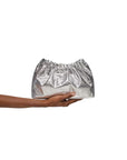 TOUS CLUTCH-BANDOLERA TOUS CLOUD PLATA