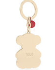 TOUS LLAVERO BOLD BEAR LINES ROJO-DORADO
