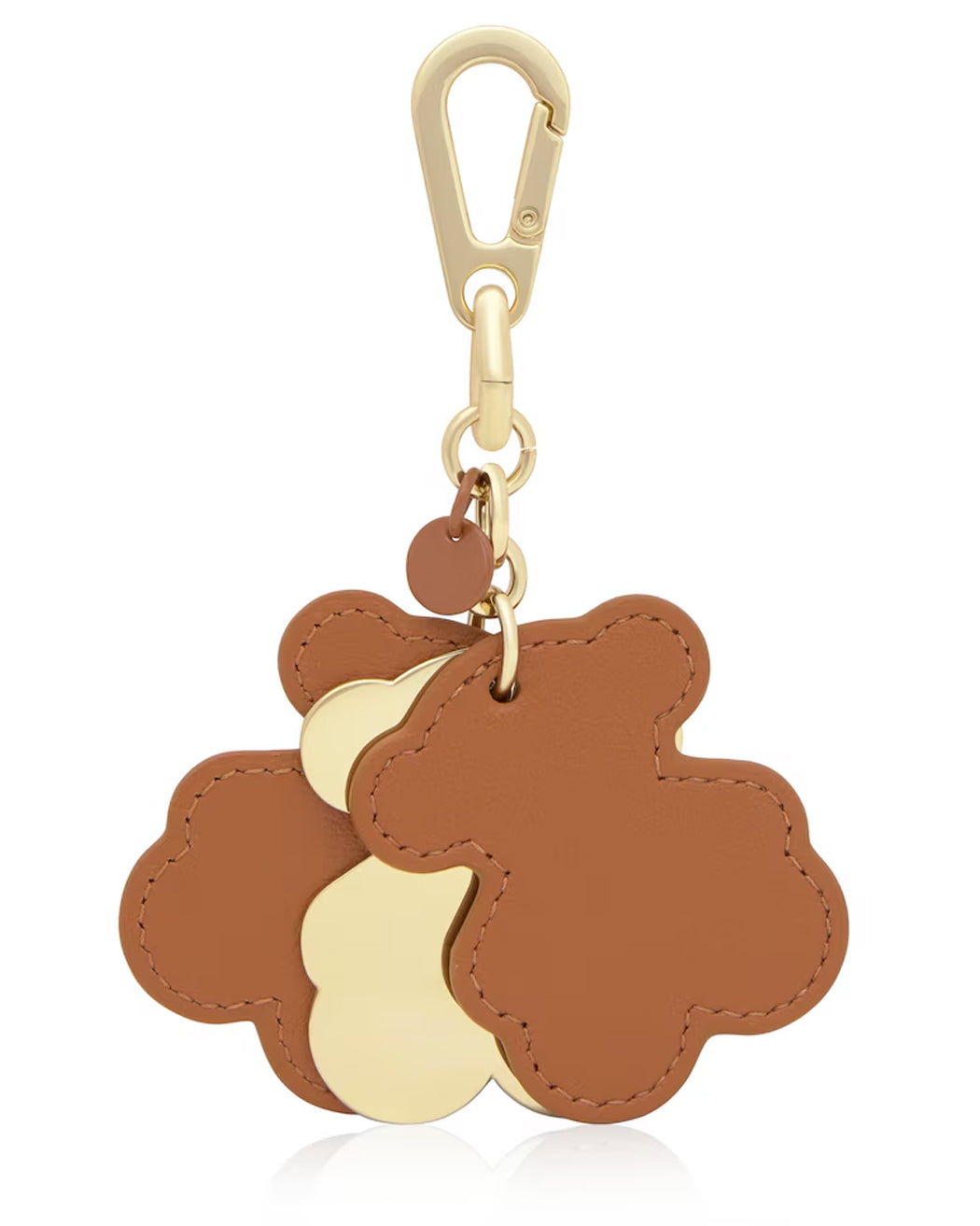 TOUS LLAVERO TRIPLE BEAR CAMEL