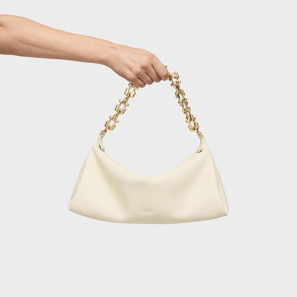 TOUS BANDOLERA TOUS FOLD CHAIN BEIGE