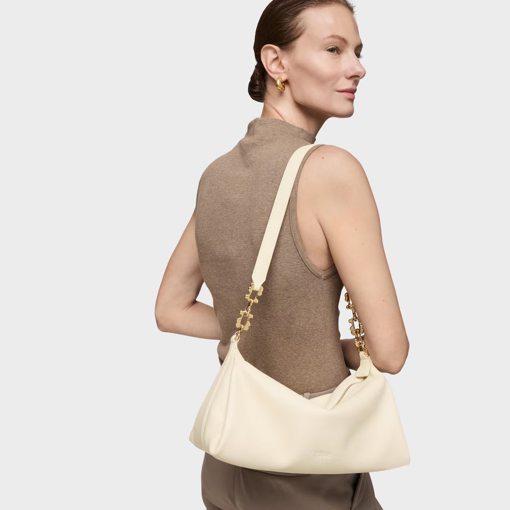 TOUS BANDOLERA TOUS FOLD CHAIN BEIGE