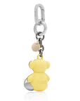 TOUS LLAVERO T METAL BOLD BEAR VERDE-AMARILLO