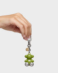 TOUS LLAVERO T METAL BOLD BEAR VERDE-AMARILLO