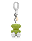 TOUS LLAVERO T METAL BOLD BEAR VERDE-AMARILLO