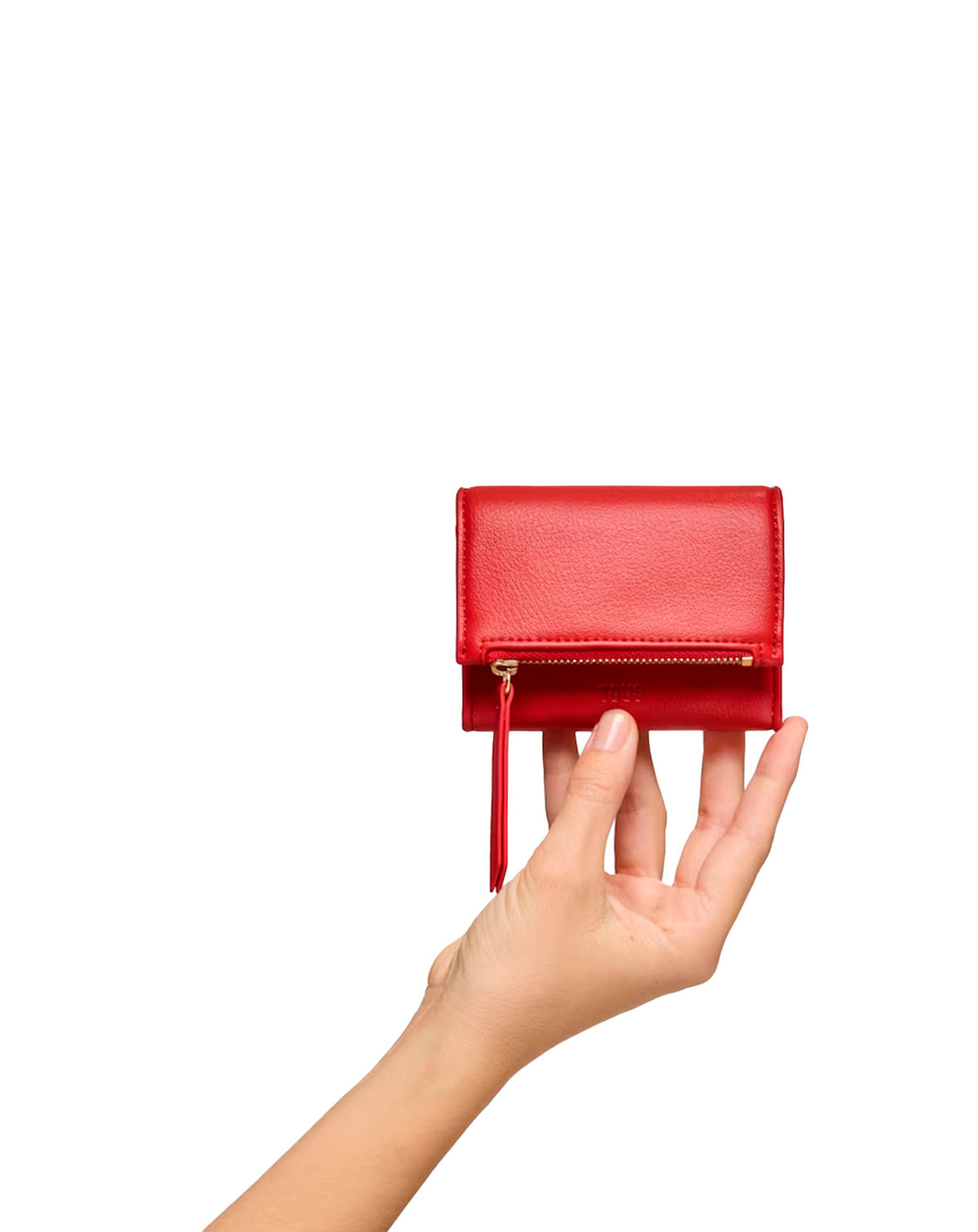 TOUS BILLETERA S. AUDREE SOFT ROJO