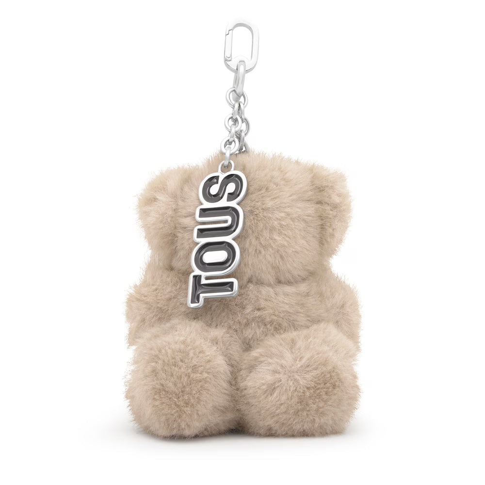 TOUS LLAVERO BOLD BEAR VELVET TOPO