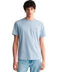 GANT REGULAR SHIELD SS T-SHIRT AZUL CLARO