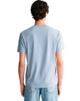 GANT REGULAR SHIELD SS T-SHIRT AZUL CLARO