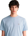 GANT REGULAR SHIELD SS T-SHIRT AZUL CLARO