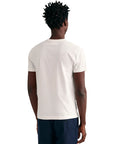 GANT SLIM SHIELD SS T-SHIRT BLANCO