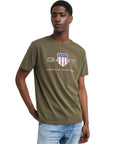 GANT REG ARCHIVE SHIELD SS T-SHIRT VERDE