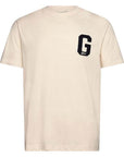 GANT G BADGE T-SHIRT TARTAN GREEN