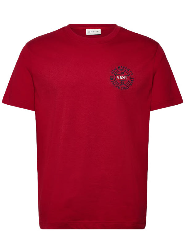 GANT GRAPHIC SS TSHIRT RUBY RED