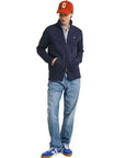 GANT REG SHIELD FULL ZIP SWEAT BLUE EVENING