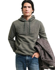 GANT EMBOSSED SWEAT HOODIE VERDE