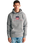 GANT ARCHIEVE SHIELD HOODIE GRIS