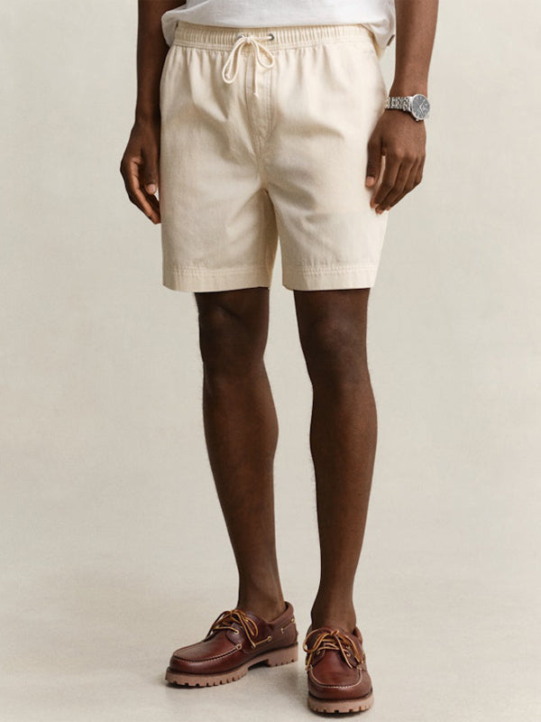 GANT REG SUNFADED DS SHORTS CREAM