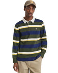 GANT STRIPED HEAVY RUGGER COUNTRY GREEN