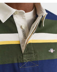 GANT STRIPED HEAVY RUGGER COUNTRY GREEN