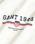 GANT GRAPHIC SS T-SHIRT EGGSHELL