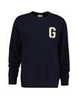 GANT G BADGE SWEAT C-NECK EVENING BLUE