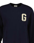 GANT G BADGE SWEAT C-NECK EVENING BLUE