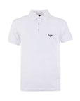 EMPORIO ARMANI MENS KNIT POLO BIANCO