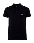 EMPORIO ARMANI MENS KNIT POLO NEGRO