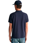 GANT REGULAR SHIELD SS PIQUE POLO AZUL MARINO