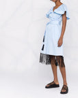 KARL LAGERFELD DRESS W/ BIG KL SKY BLUE