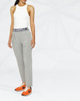 KARL LAGERFELD PANTS SUIT JERSEY GREY