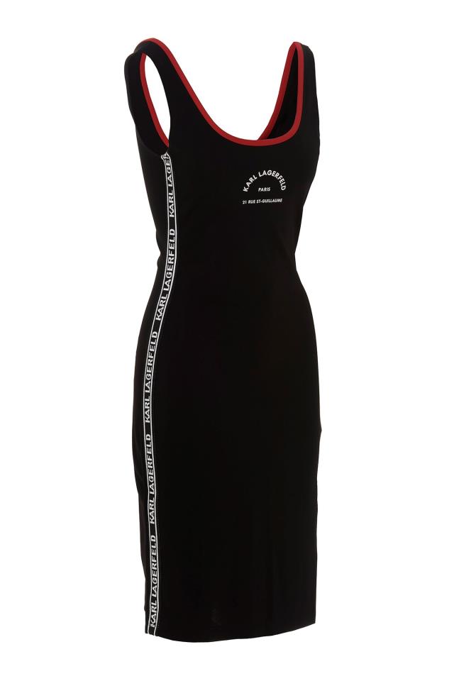 KARL LAGERFELD ATHLEISURE JERSEY DRESS