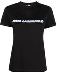 KARL LAGERFELD T-SHIRT FUTURE LOGO BLACK