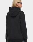 KARL LAGERFELD MONOGRAM IKONIK HOODIE BLACK