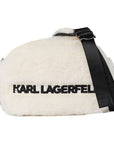 KARL LAGERFELD X CARA CROSSBODY WHITE