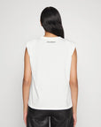 KARL LAGERFELD SUPERSTARS TANK WHITE