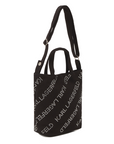 KARL LAGERFELD EVENING RHNST SMALL SHOPPER BLACK