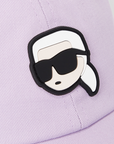 KARL LAGERFELD IKONIK 2.0 CAP LILA