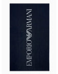 EMPORIO ARMANI WOVEN TOWEL AZUL