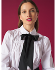 MINUETO CAMISA ELISABETH BLANCA Y NEGRA