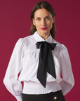 MINUETO CAMISA ELISABETH BLANCA Y NEGRA