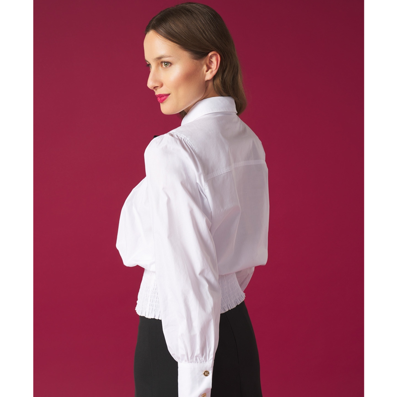 MINUETO CAMISA ELISABETH BLANCA Y NEGRA