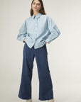 COMPAÑIA FANTASTICA CAMISA OVERSIZE AZUL