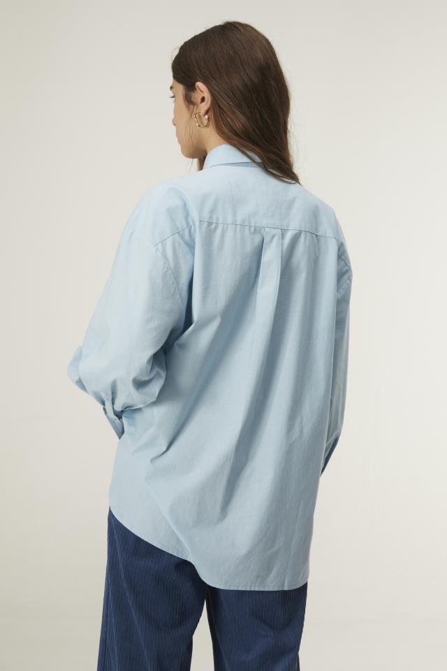 COMPAÑIA FANTASTICA CAMISA OVERSIZE AZUL